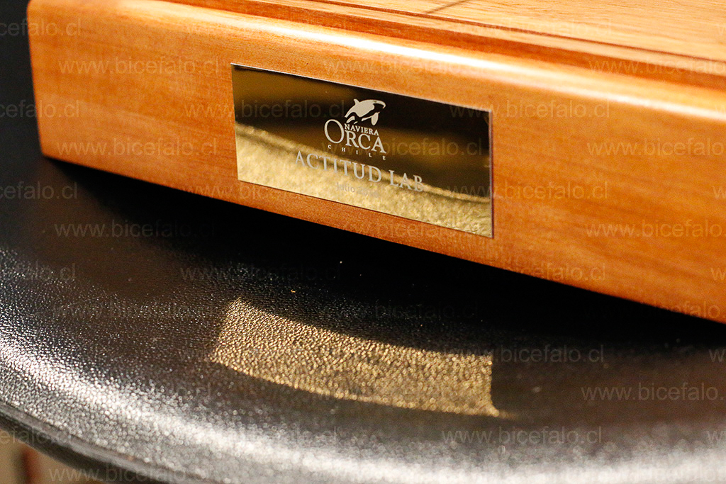 aluminio anodizado con marcaje laser