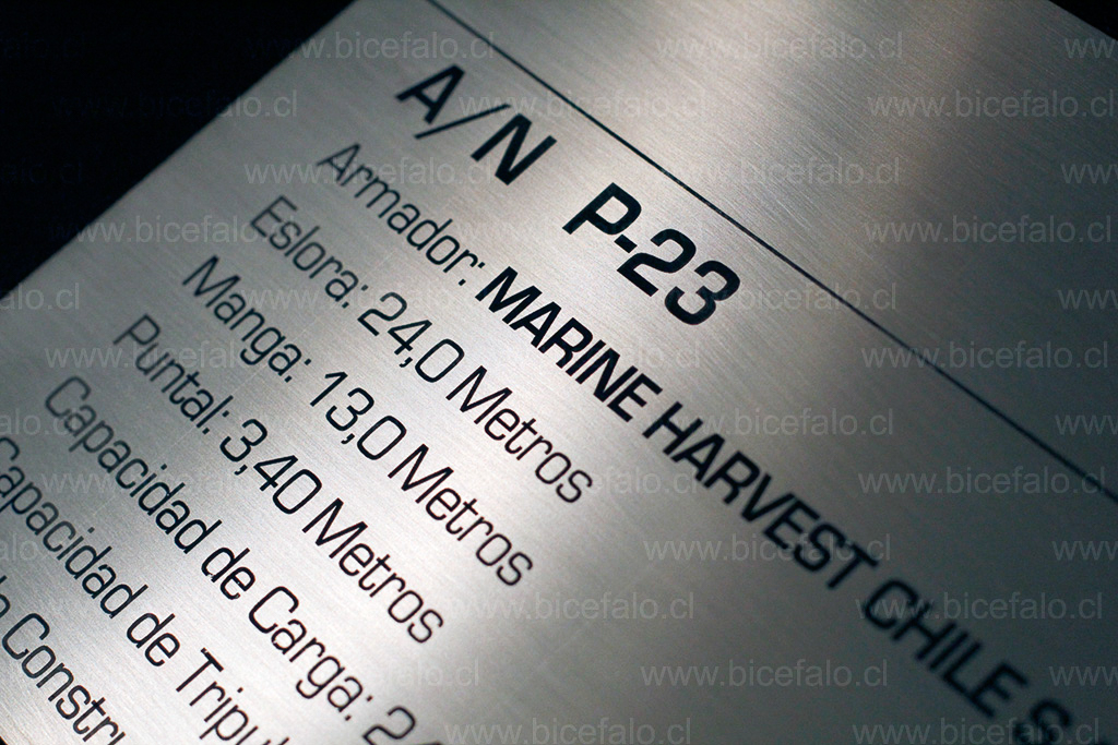 impresion de acero inoxidable